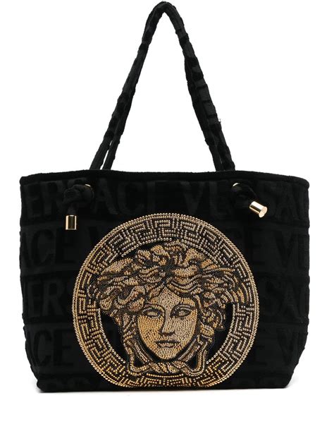 embellished versace bag|Versace handbags.